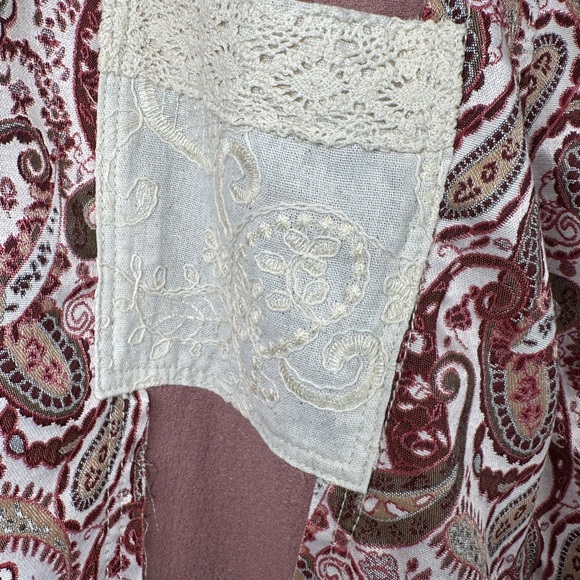 POL Pink Paisley Patchwork Joggers - Picture 9 of 11